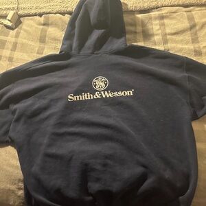 Smith & Wesson Navy Blue Vintage Hoodie
